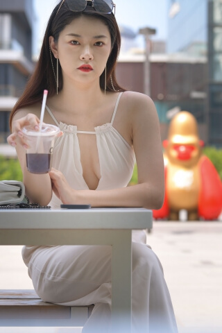 街拍丝袜 - 街头丝袜风情